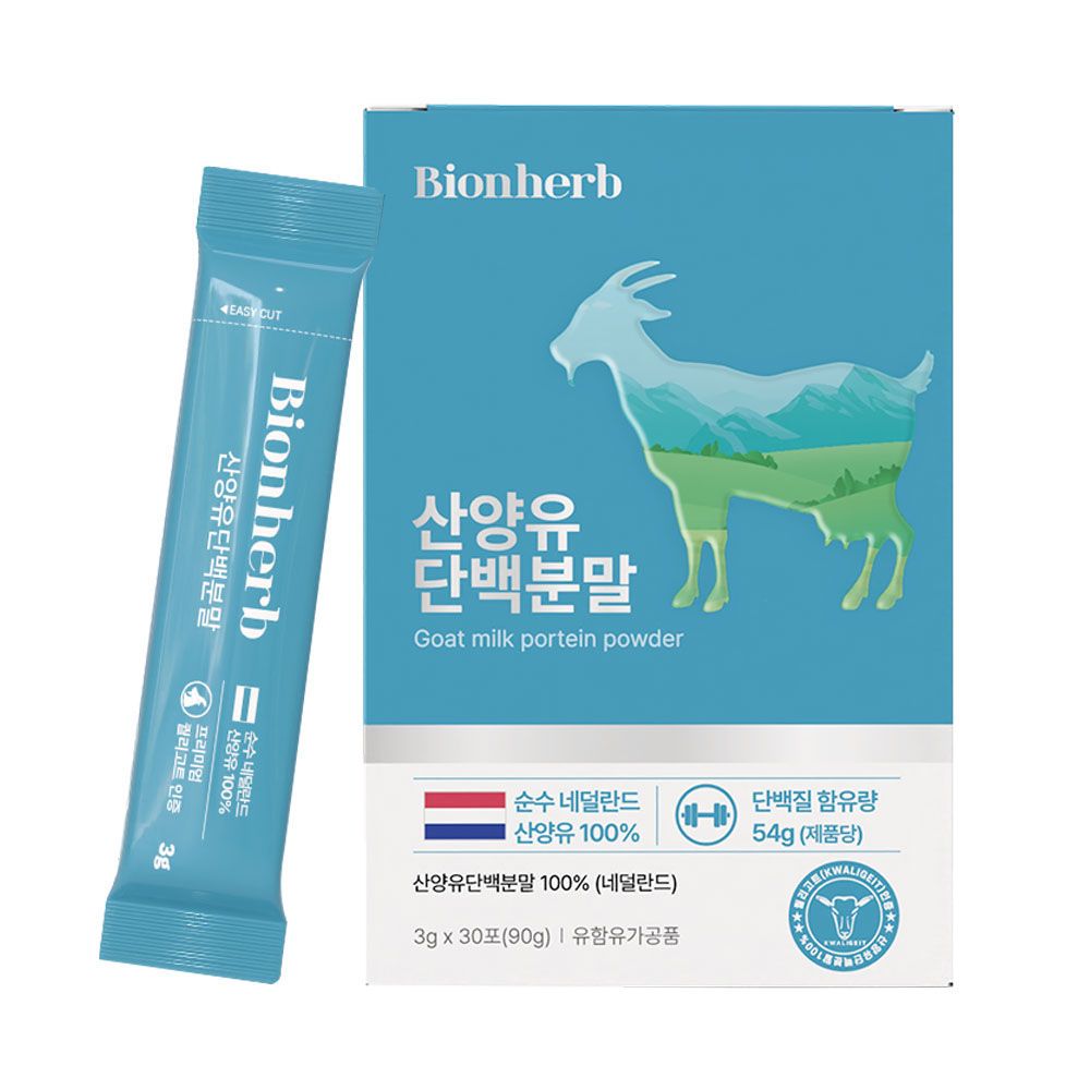 Bionherb Goat Milk Protein Powder 30Sticks Dutch Premium Beta Casein _ Made in KOREA
